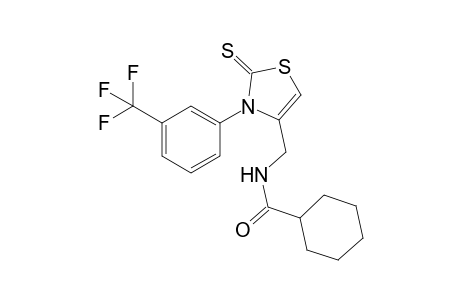 Cyclohexan-N-[2-thioxo-3-(3-trifluormethylphenyl)-2,3-dihydrothiazol-4-ylmethyl]carboxamide