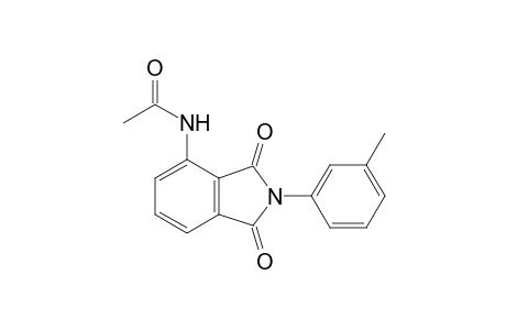 3-acetamido-N-m-tolylphthalimide