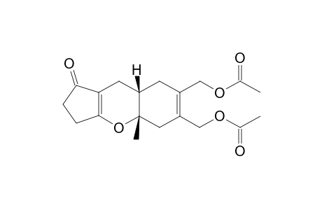 (4a-Methyl-1-oxo-1,2,3,4a,5,8,8a,9-octahydrocyclopenta[b]chromene-6,7-diyl)bis(methylene) Diacetate