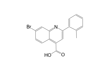 7-bromo-2-(2-methylphenyl)-4-quinolinecarboxylic acid