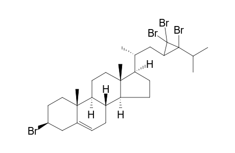 3-.beta.,24-Dibromo-23,24-(dibromomethylene)cholest-5-ene