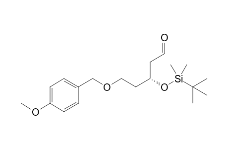 (3R)-3-[tert-butyl(dimethyl)silyl]oxy-5-p-anisyloxy-valeraldehyde