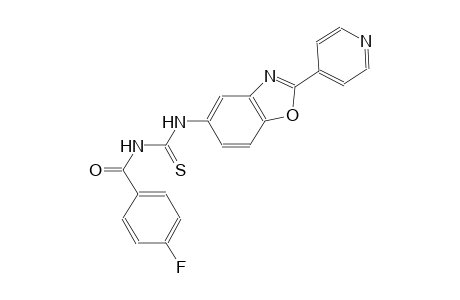 thiourea, N-(4-fluorobenzoyl)-N'-[2-(4-pyridinyl)-5-benzoxazolyl]-