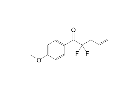 2,2-Difluoro-1-(4-methoxyphenyl)-4-penten-1-one