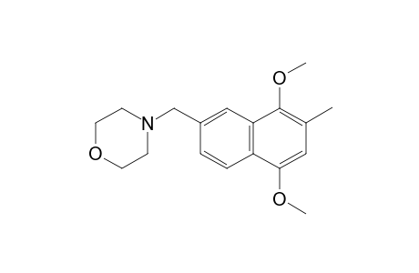4-[(5,8-DIMETHOXY-7-METHYL-NAPHTHALEN-2-YL)-METHYL]-MORPHOLINE