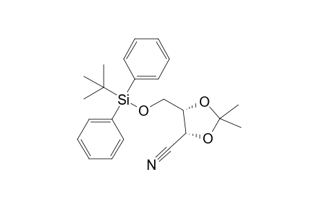 (4S,5S)-5-tert-Butyl(diphenyl)silyloxymethyl-4-cyano-2,2-dimethyl-1,3-dioxolane