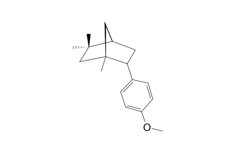 2-(4'-METHOXYPHENYL)-1,5,5-TRIMETHYLBICYCLO-[2.2.1]-HEPT-2-YL-CATION