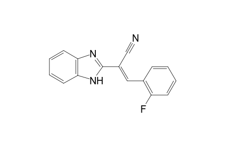 (2E)-2-(1H-Benzimidazol-2-yl)-3-(2-fluorophenyl)-2-propenenitrile