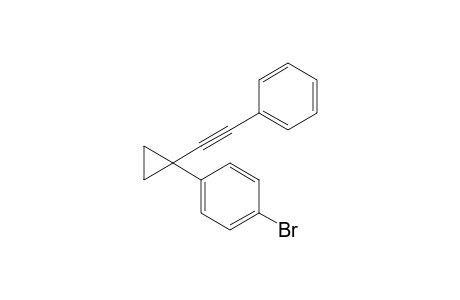 1-(Phenylethynyl)-1-(4'-bromophenyl)cyclopropane