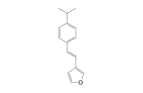 trans-3-(4-Isopropylstyryl)furan