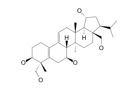 (+)-(3-S,4-R,7-S,8-S,13-R,14-S,17-R,18-R,19-R,21-S)-25-NORFERN-5-(10),9-(11)-DIENE-3,7,19,23,28-PENTAOL