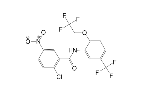 2-Chloro-5-nitro-N-[2-(2,2,2-trifluoro-ethoxy)-5-trifluoromethyl-phenyl]-benzamide