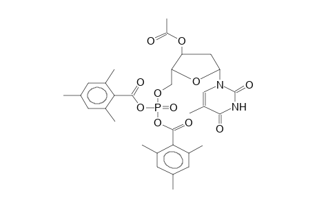 3'-O-ACETYLDEOXYTHYMIDINE-5'-BIS(2,4,6-TRIMETHYLBENZOYL)PHOSPHATE
