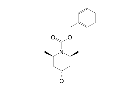 N-BENZYLOXYCARBONYL-CIS-2,6-DIMETHYL-4-HYDROXYPIPERIDINE