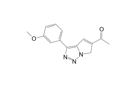 5-Acetyl-3-(3-methoxyphenyl)-6H-pyrrolo[1,2-c][1,2,3]triazole