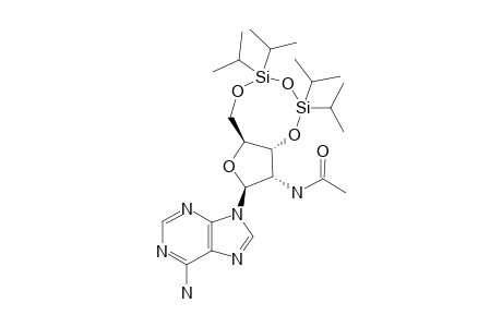 2'-ACETAMIDO-2'-DEOXY-3',5'-O-(1,1,3,3-TETRAISOPROPYLDISILOXANE-1,3-DIYL)-ADENOSINE