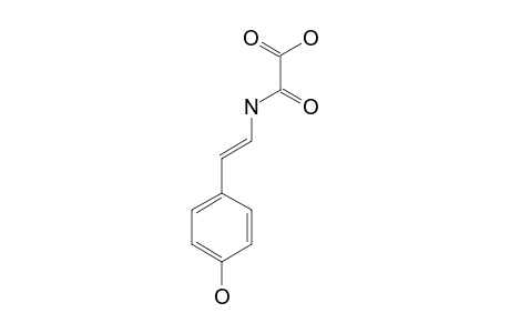 HAMIGEROXALAMIC-ACID;N-[2-(4-HYDROXY-PHENYL)-VINYL]-OXALAMIC-ACID