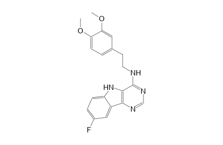 N-[2-(3,4-dimethoxyphenyl)ethyl]-8-fluoro-5H-pyrimido[5,4-b]indol-4-amine