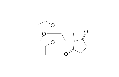 2-Methyl-2-(3,3,3-triethoxypropyl)cyclopentane-1,3-dione