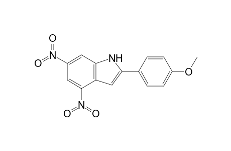 2-(4-Methoxyphenyl)-4,6-dinitroindole