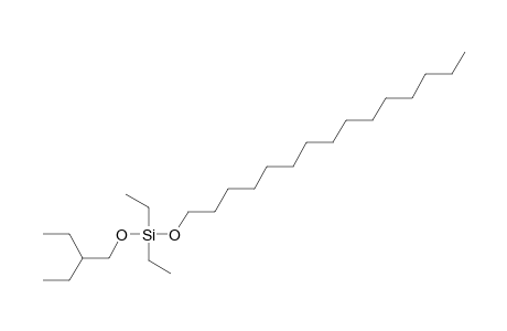 Silane, diethyl(2-ethylbutoxy)pentadecyloxy-