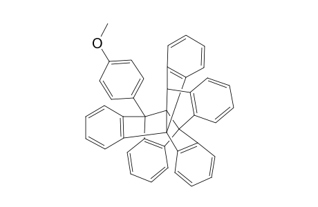 8b-(4-Methoxyphenyl)-8bH,16bH-4b,12b[1',2']benzenodibenzo[a,f]dibenzo[2,3:4,5]pentaleno[1,6-cd]pentalene (8b-p-anisylcentropentaindan)