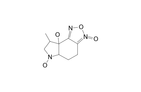 6-hydroxy-8-methyl-3-oxido-5,5a,7,8-tetrahydro-4H-pyrrolo[2,3-g][2,1,3]benzoxadiazol-3-ium-8a-ol