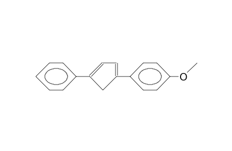 1-(4-Methoxy-phenyl)-4-phenyl-cyclopentadiene