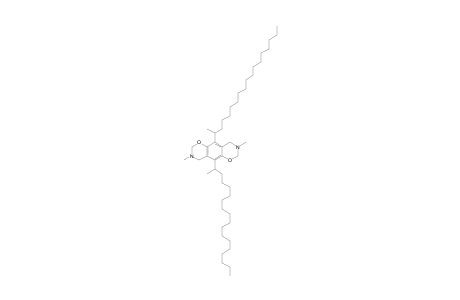 1,3-Oxazino[6,5-g][1,3]benzoxazine, 2,3,4,7,8,9-hexahydro-3,8-dimethyl-5,10-bis(1-methylheptadecyl)-