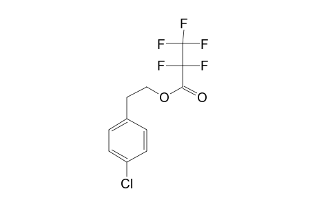 4-Chlorophenethyl alcohol, pentafluoropropionate