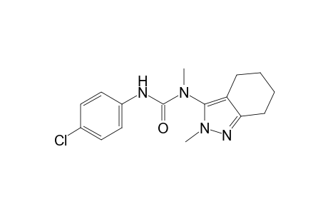 3-(p-chlorophenyl)-1-methyl-1-(2-methyl-4,5,6,7-tetrahydro-2H-indazol-3-yl)urea