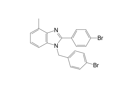 2-(4-Bromophenyl)-1-(4'-bromophenylmethyl)-4-methyl-1H-benzimidazole