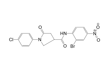 3-pyrrolidinecarboxamide, N-(2-bromo-4-nitrophenyl)-1-(4-chlorophenyl)-5-oxo-