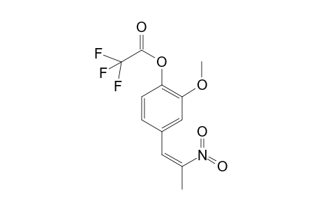 .beta.-Nitroisoeugenol - trifluoroacetyl derivetive