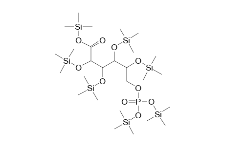 Gluconic acid, 2,3,4,5-tetrakis-O-(trimethylsilyl)-, trimethylsilyl ester, bis(trimethylsilyl) phosphate, D-