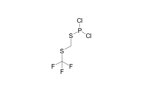 dichloro((trifluoromethylthio)methylthio)phosphine