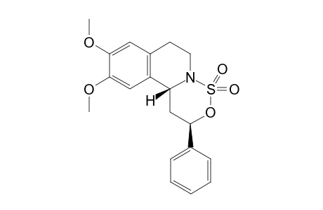(2R,11bR)-9,10-dimethoxy-2-phenyl-2,6,7,11b-tetrahydro-1H-oxathiazino[4,3-a]isoquinoline 4,4-dioxide