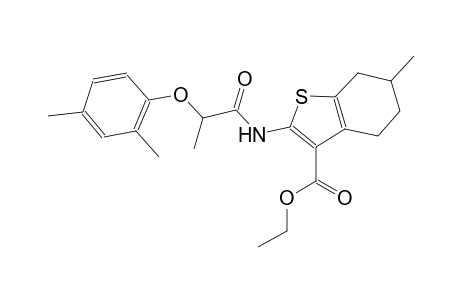 ethyl 2-{[2-(2,4-dimethylphenoxy)propanoyl]amino}-6-methyl-4,5,6,7-tetrahydro-1-benzothiophene-3-carboxylate