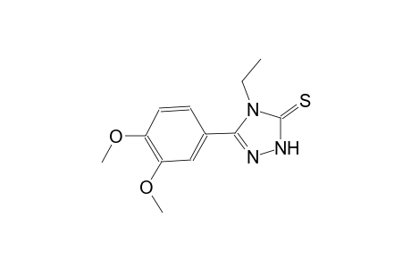 5-(3,4-dimethoxyphenyl)-4-ethyl-2,4-dihydro-3H-1,2,4-triazole-3-thione