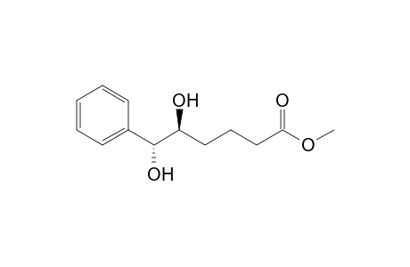 Methyl 6-phenyl-(5S*,6R*)-5,6-dihydroxyhexanoate