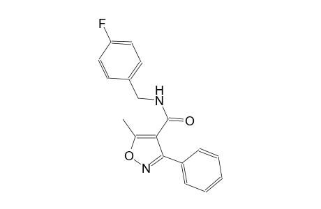 N-(4-fluorobenzyl)-5-methyl-3-phenyl-4-isoxazolecarboxamide