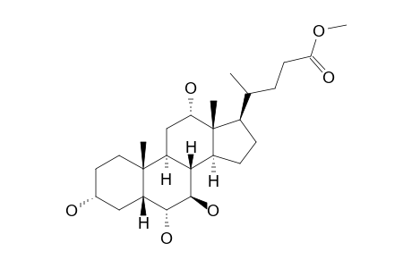 METHYL-3-ALPHA,6-ALPHA,7-BETA,12-ALPHA-TETRAHYDROXY-5-BETA-CHOLANOATE