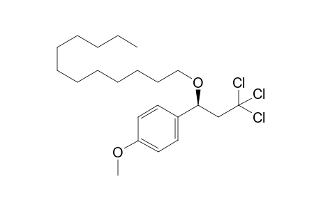 1-methoxy-4-[(1S)-3,3,3-trichloro-1-dodecoxy-propyl]benzene