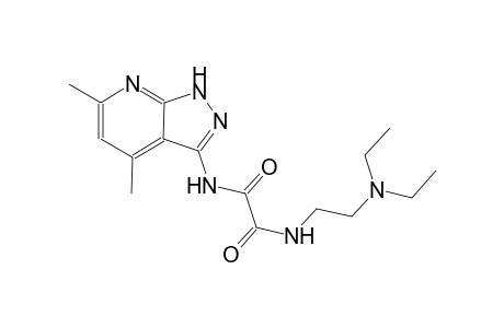 ethanediamide, N~1~-[2-(diethylamino)ethyl]-N~2~-(4,6-dimethyl-1H-pyrazolo[3,4-b]pyridin-3-yl)-