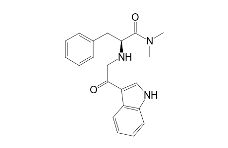 N(1)-[2-(1'H-Indol-3'-yl)-2-oxoethyl]-N(2),N(2)-dimethyl-L-phenylalaninamide