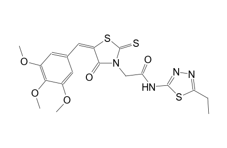 3-thiazolidineacetamide, N-(5-ethyl-1,3,4-thiadiazol-2-yl)-4-oxo-2-thioxo-5-[(3,4,5-trimethoxyphenyl)methylene]-, (5E)-