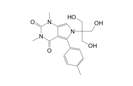 6-[2-hydroxy-1,1-bis(hydroxymethyl)ethyl]-1,3-dimethyl-5-(4-methylphenyl)-1H-pyrrolo[3,4-d]pyrimidine-2,4(3H,6H)-dione