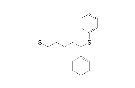 5-Cyclohexenyl-5-(phenylsulfanyl)-1-sulfanylpentane
