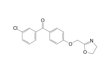 2-{[4'-(3"-Chlorobenzoyl)phenyl]oxymethyl}-oxazoline
