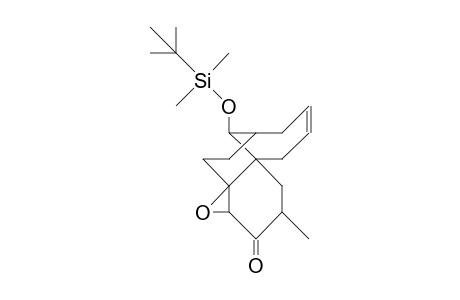 (1R,4AR, 9R,11aR,12S)-12-(T-butyl-dimethyl-siloxy)-1,11a-epoxy-octahydro-3-methyl-4a,9-methano-4ah-benzocyclononen-2(1